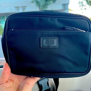 Coach black cross body/Fanny pack